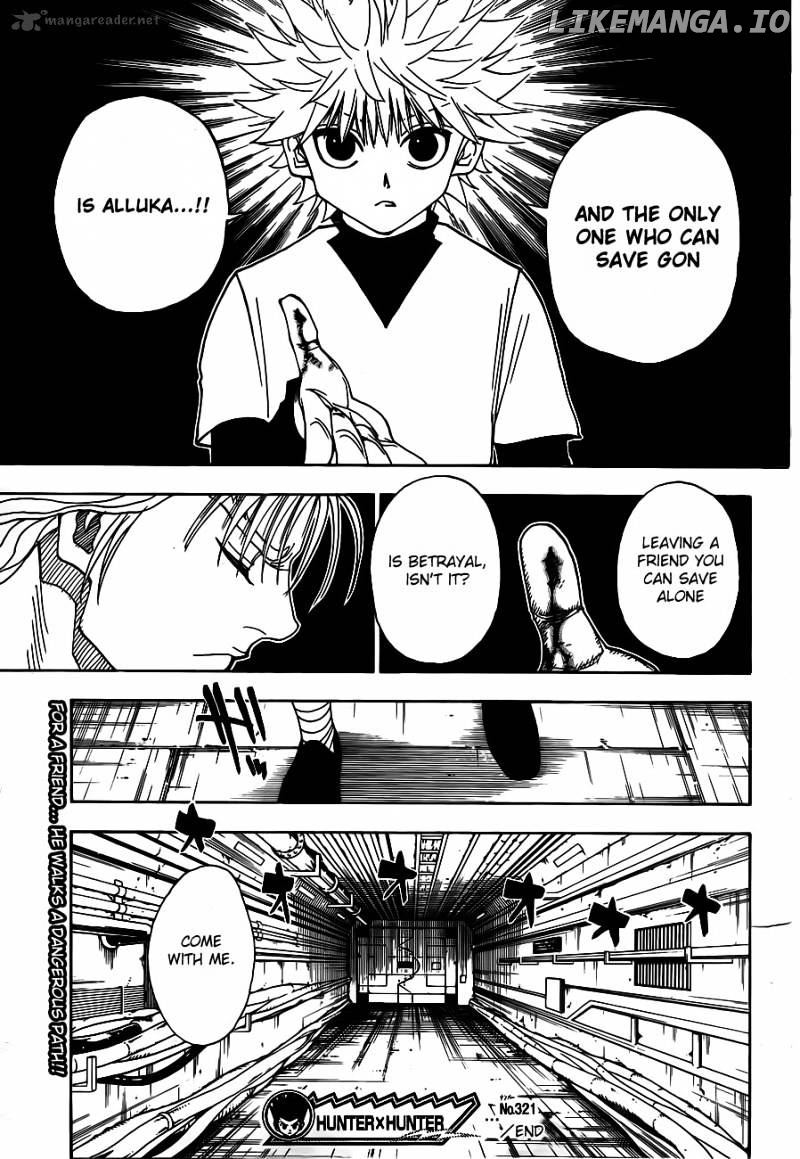 Hunter x Hunter, Chapter 321 image 18